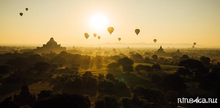 Воздушные шары в Багане