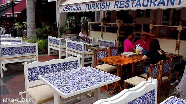 Турецкий ресторан в Сингапуре