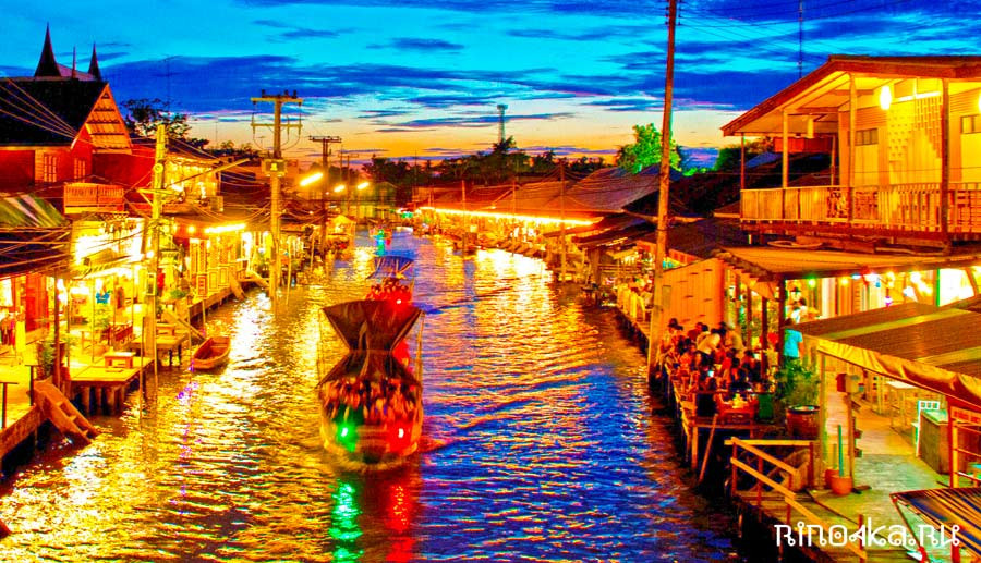 лучший плавучий рынок в тайланде