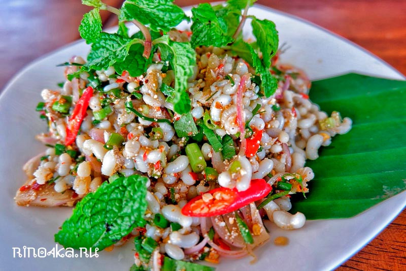 сырые креветки еда таиланд