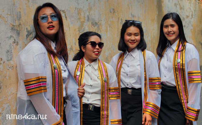тайцы девушки таиланд студентки