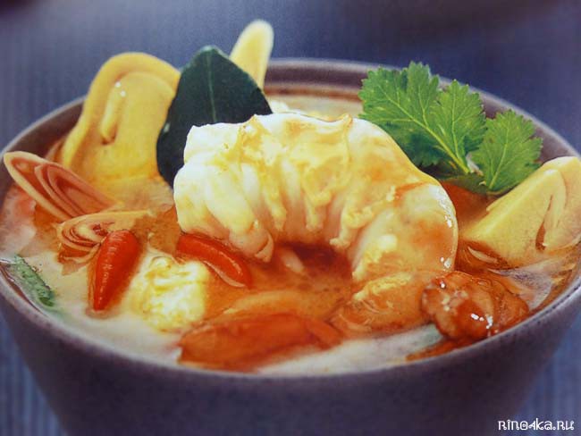 Тайский суп том ям - пошаговый рецепт