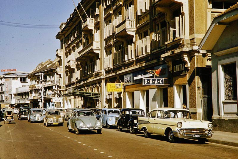 бангкок улица таиланд 1970