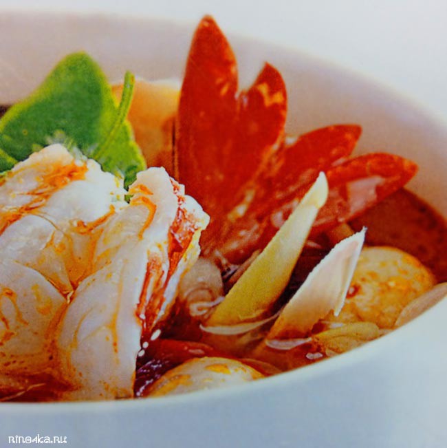Тайский суп том ям - рецепт
